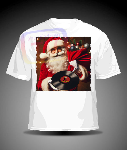 (Camiseta_RetroVlc)- Santa - (006B)