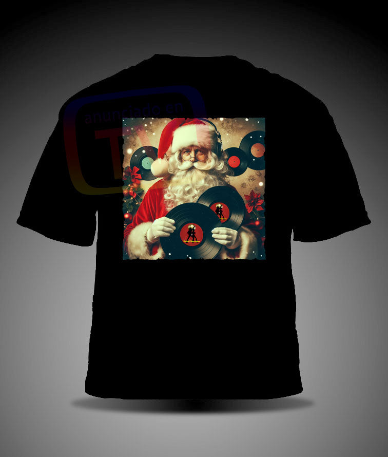 (Camiseta_RetroVlc)- Santa - (007B)