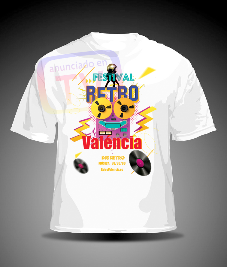 Camiseta_RetroVlc-14 (B/N)